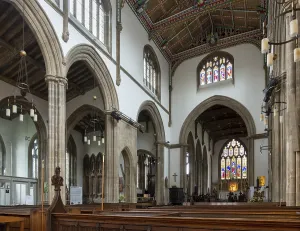 Wells, St Cuthbert, view to the east