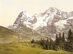 Wengern Alp, Moench und Eiger, Bernese Oberland