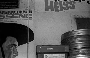 West Berlin, 21.1.1990, Schlueter cinema in Schlueterstrasse