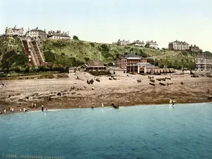 West Cliff at Folkestone