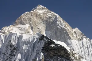West Face of Makalu (8463m), the eight-thousander and the fifth-highest peak in the World