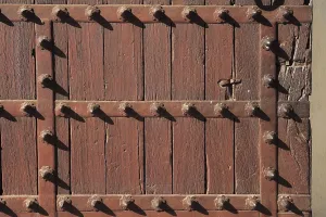 West gate door in Humayun's Tomb