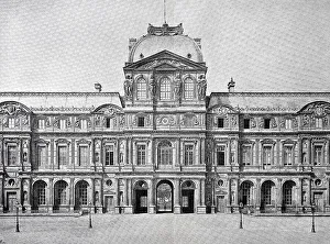 The West Wing of the Louvre in Paris