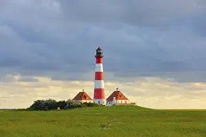 Framed Print : Westerheversand Lighthouse, Westerhever Framed Print : Westerheversand Lighthouse, Westerhever