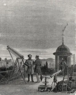 The western sky of Paris, February 17, 1868