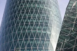 Westhafen Tower designed by Schneider and Schumacher architectural firm