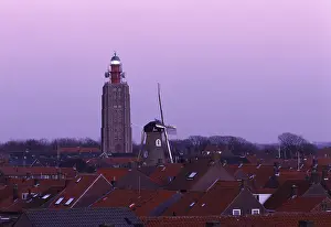 Westkapelle, former church tower now lighthouse