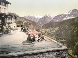 Wetterhorn, from Schynige Platte