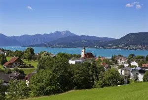 Weyregg am Attersee with Schafberg