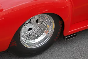 Wheel detail of a custom made car