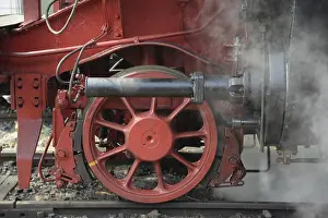 Wheel, wheels, locomotive, steam locomotive