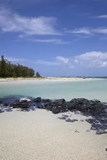 The white beaches of Ile aux Cerfs, Mauritius