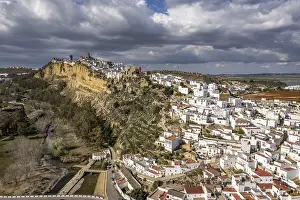 The white houses of Arcos de la Frontera seen from above