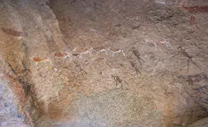 White Lady Rock Painting, White Lady Painting