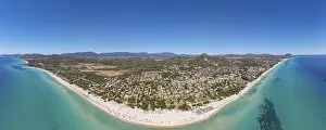 White sandy beaches and turquoise-blue sea stretch for several kilometres on the Costa Rei