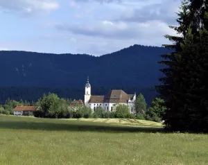 Wieskirche near Steingaden/ View from the north