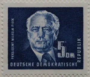 Wilhelm Pieck, a German politician and Communist and the first President of the German Democratic Republic