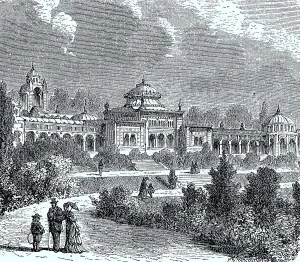 The Wilhelma in Stuttgart in 1878