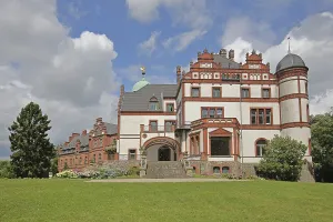 Wiligrad Castle built in 1898 on Lake Schwerin