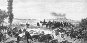 William I at the Battle of Koeniggraetz or the Battle of Sadowa