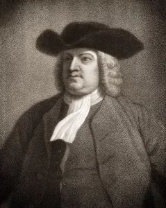 William Penn, 1644 - 1718, founder of the colony of Pennsylvania