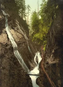The Wimbachklamm in Ramsau in Upper Bavaria