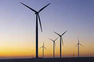 Wind turbines, wind power plant