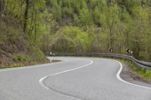 Winding country road
