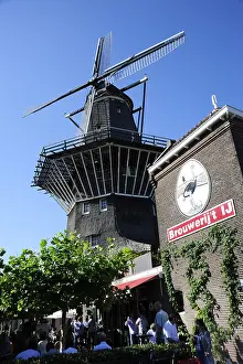 Windmill De Gooyer and brewery Brouwerij t IJ