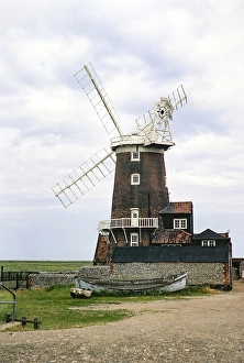 Windmuehle, Cley next the Sea, Norfolk, England, UK, Juli 1970