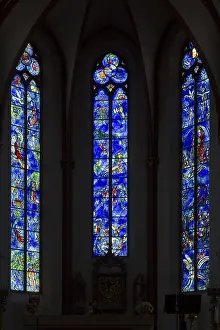 Window by Marc Chagall in the choir