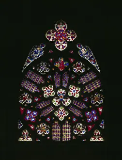 Window in the nave, St. Saint, Saint