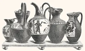 Wine jugs from ancient Greece