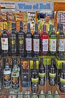 Wines and spirits from Bali, Airport, Denpasar, Bali, Indonesia, Asia