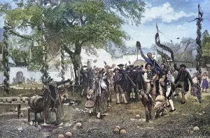 The winner of the pig skittles