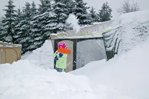 Winter camping Altenberg Between Christmas and New Year
