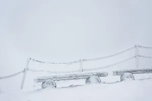 Winter in the Giant Mountains in the Czech Republic