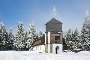 Winter in the Giant Mountains in the Czech Republic