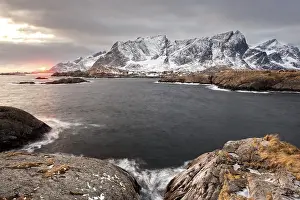 Winter landscape near Reine, Lofoten
