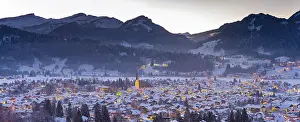 Category Mountain Landscapes Prints: Winter in Oberstdorf, Oberallgaeu