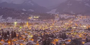 Framed Print : Winter in Oberstdorf, Oberallgaeu Framed Print : Winter in Oberstdorf, Oberallgaeu