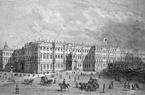 The Winter Palace in St. Petersburg in 1878
