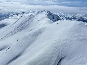 Wisshore summit, Bernese Alps in winter