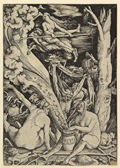 Witches, after a painting by Hans Baldung