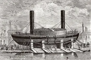 Witse-Admiral Popow, Kriegsschiffsentwurf von Andrej Alexandrowitsch Popow