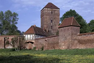 Wittstock, town wall, official tower