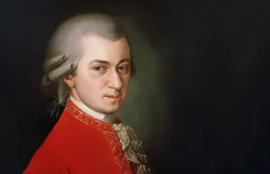 Wolfgang Amadeus Mozart, 1756 - 1791, composer of classical music, First Viennese School, digitally edited
