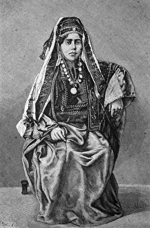 Woman from Bethlehem, historical illustration