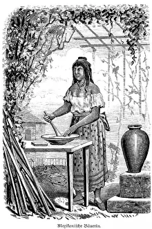 Woman, farmer's woman, working