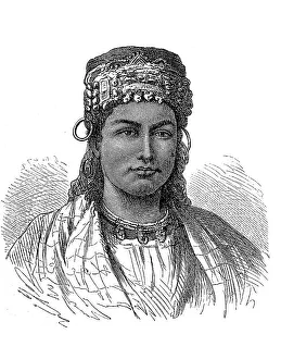 Woman of the Kabyle tribe, Berber